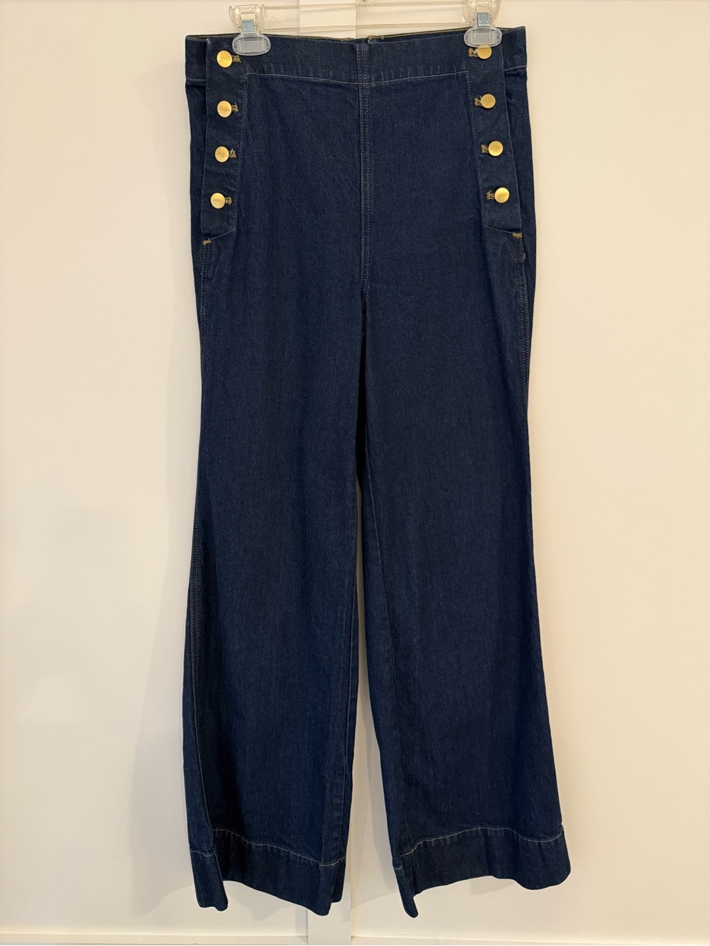 J. Crew | High-rise Sailor denim Pull on trouser 1996 semi-stretch | NWOT | 27